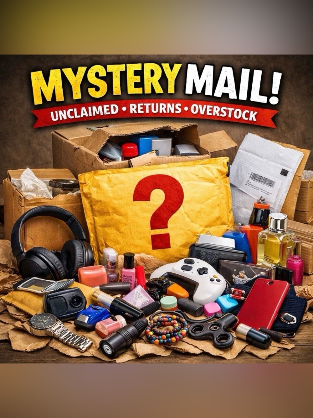 Mystery Mail Surprise Pack - 5 (FIVE) Packages!